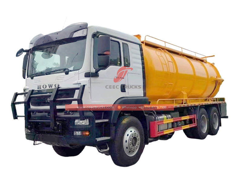 Howo 6x4 sewage tank truck