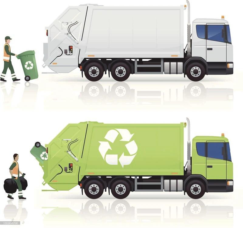 Howo garbage compactor truck