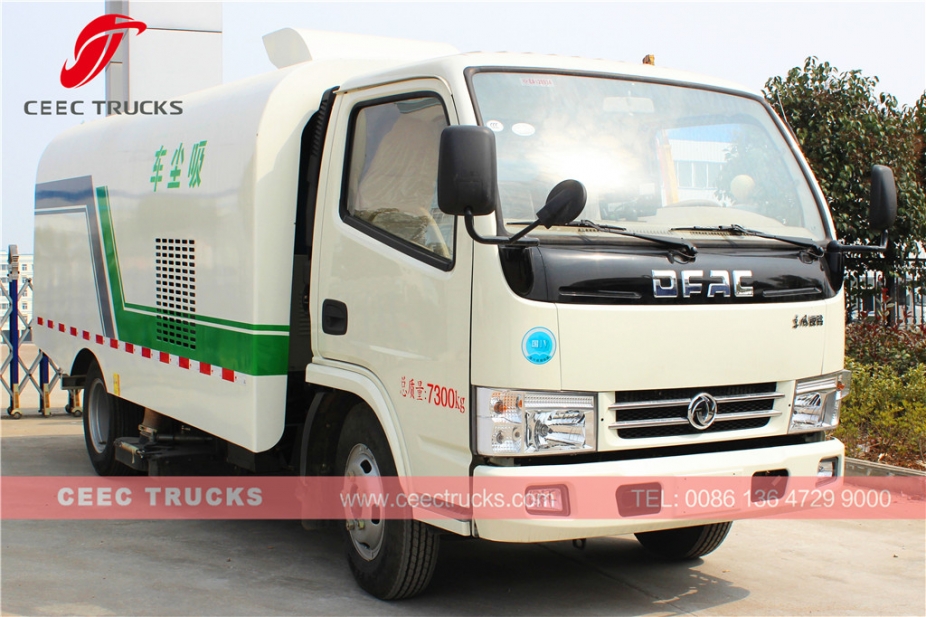 Lori penyapu jalan vakum Dongfeng 5000L