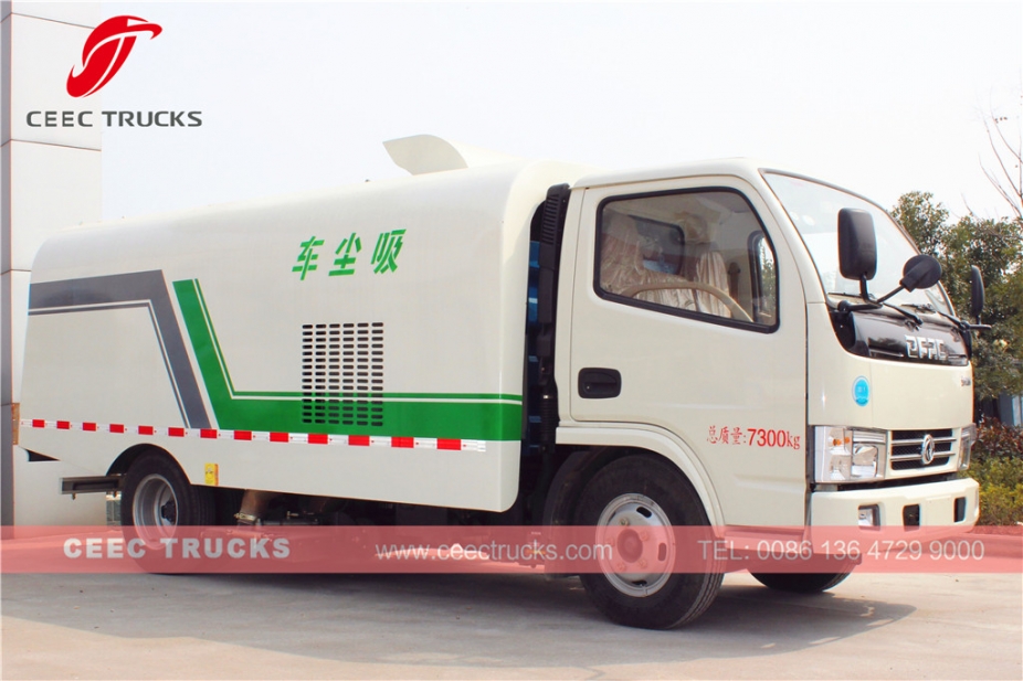 Lori penyapu jalan vakum Dongfeng 5000L