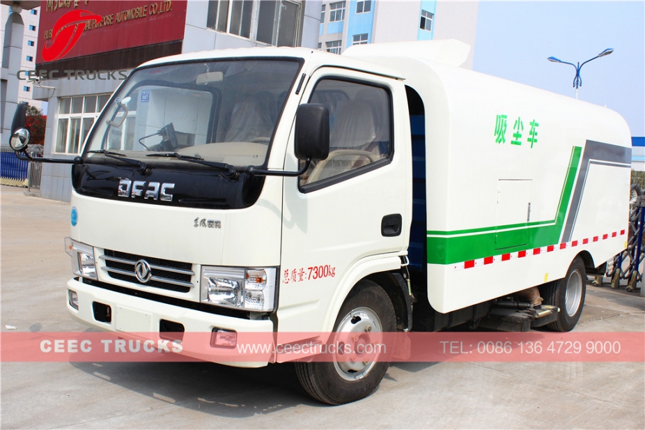 Lori penyapu jalan vakum Dongfeng 5000L