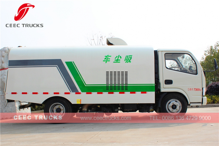 Lori penyapu jalan vakum Dongfeng 5000L