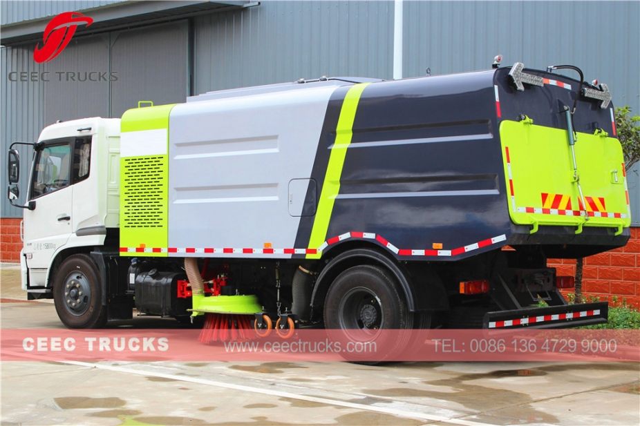 Kenderaan penyapu jalan Dongfeng 12,000L