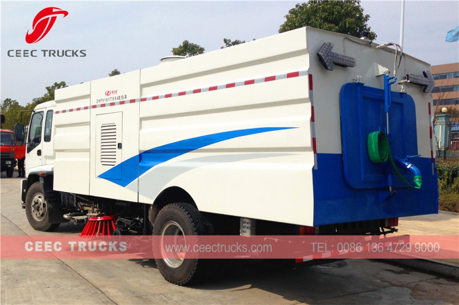 Lori penyapu jalan ISUZU 12CBM