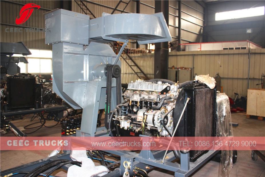 Superstruktur penyapu jalan 5000L