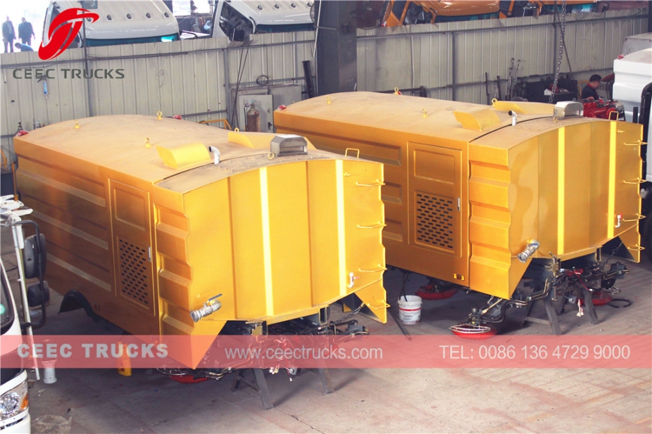 Superstruktur penyapu jalan 5000L