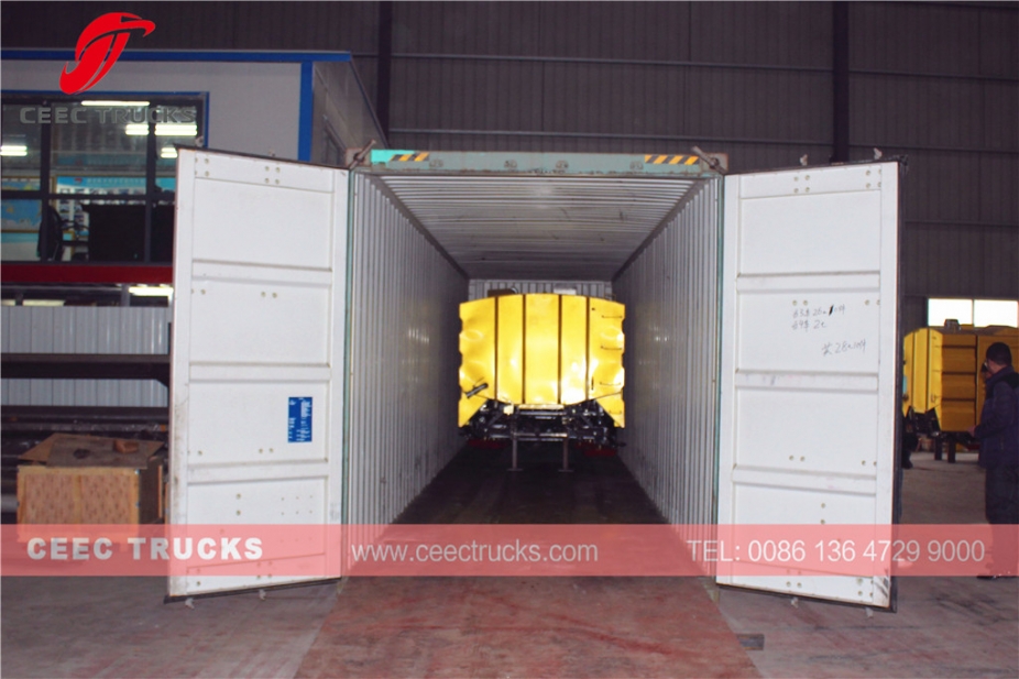 Superstruktur penyapu jalan 5000L