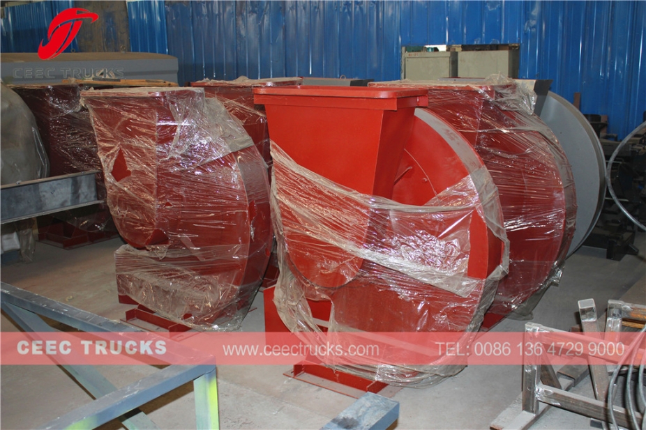 Superstruktur penyapu jalan 5000L