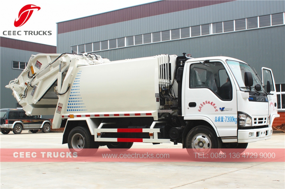 Kenderaan pemampat sampah ISUZU 5000L