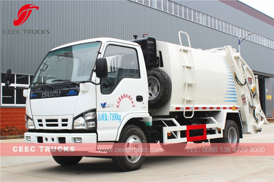 Kenderaan pemampat sampah ISUZU 5000L