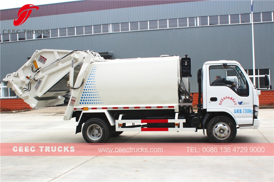 Kenderaan pemampat sampah ISUZU 5000L