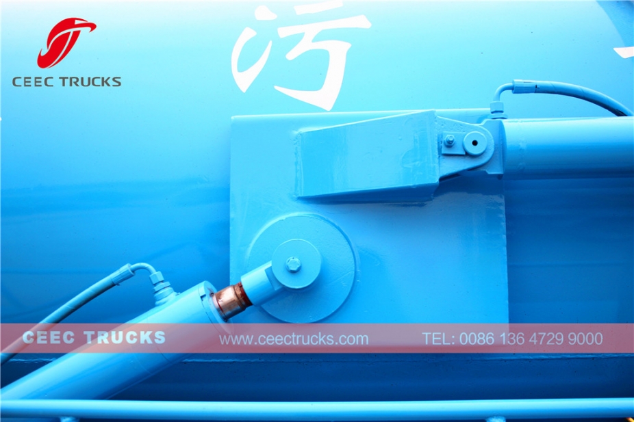 Lori sedutan lubang najis Dongfeng 8,000L