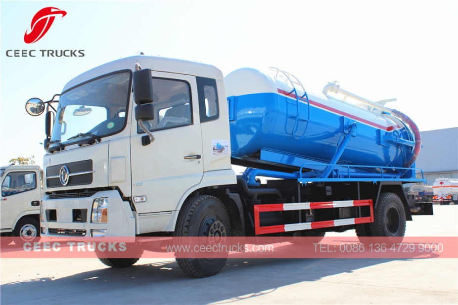 Lori pembetung vakum Dongfeng 10,000L