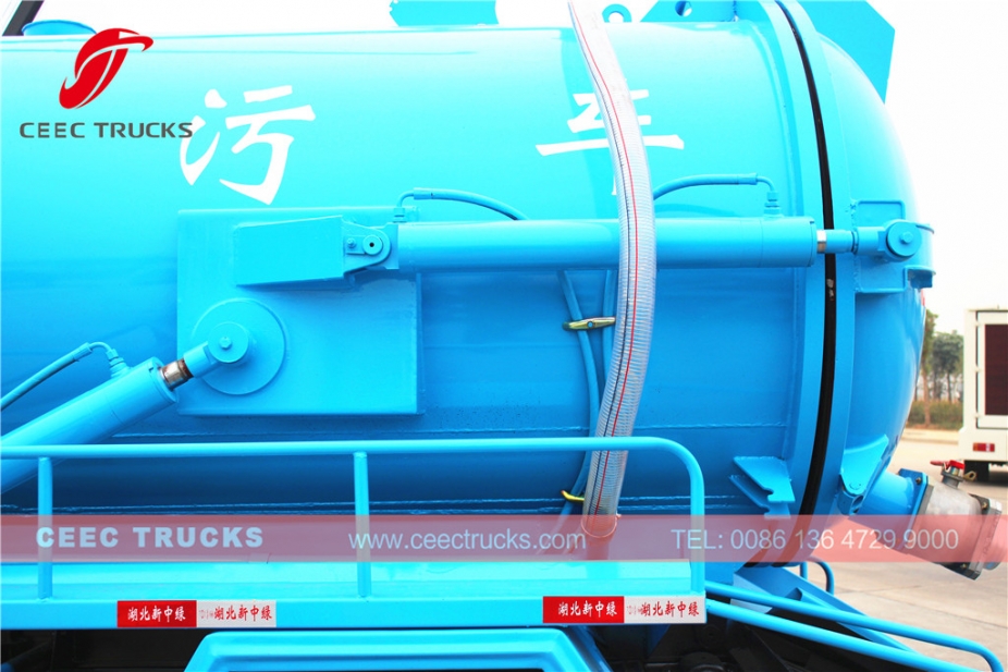 Lori sedutan lubang najis Dongfeng 8,000L