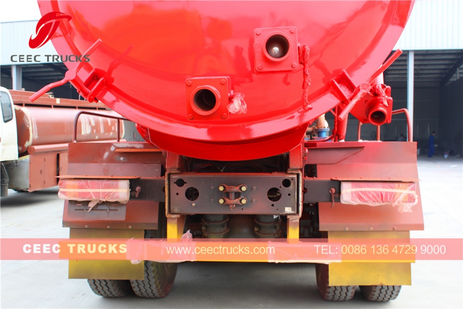 Lori tangki sedutan kumbahan vakum Dongfeng 16CBM