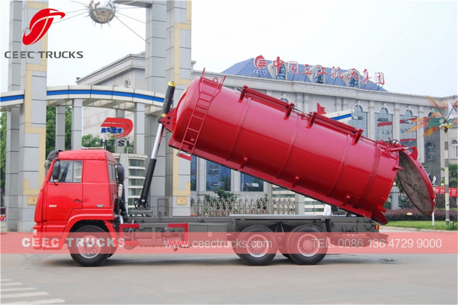 Lori pengosong lubang najis HOWO 18CBM untuk dijual