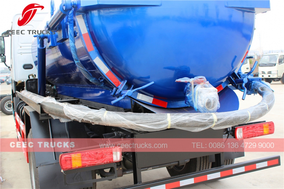 Lori pembetung vakum model RHD HOWO 10,000L