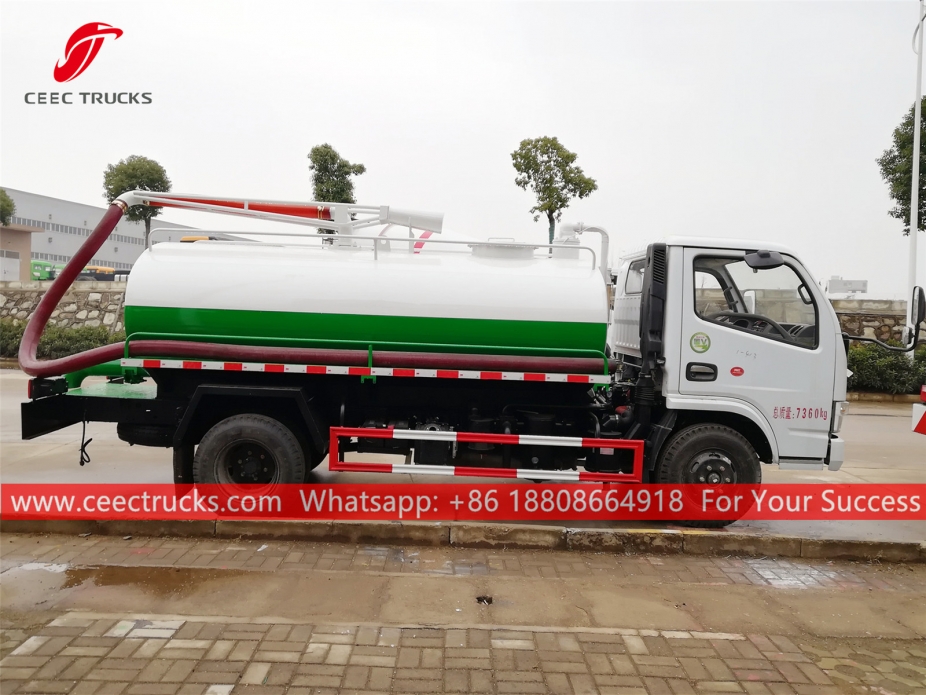 Tangki Sedutan 4,000 Liter DongFeng