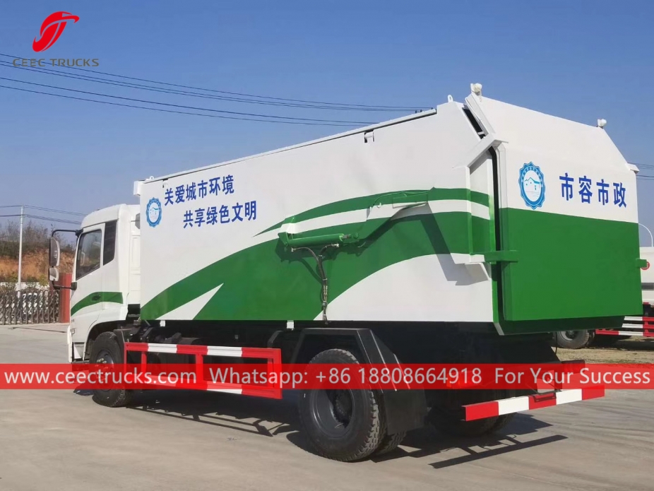 Pembuang sampah hidraulik DONGFENG 12CBM
