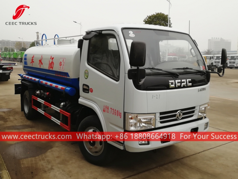 Trak Pengangkutan Air 4 CBM DONGFENG