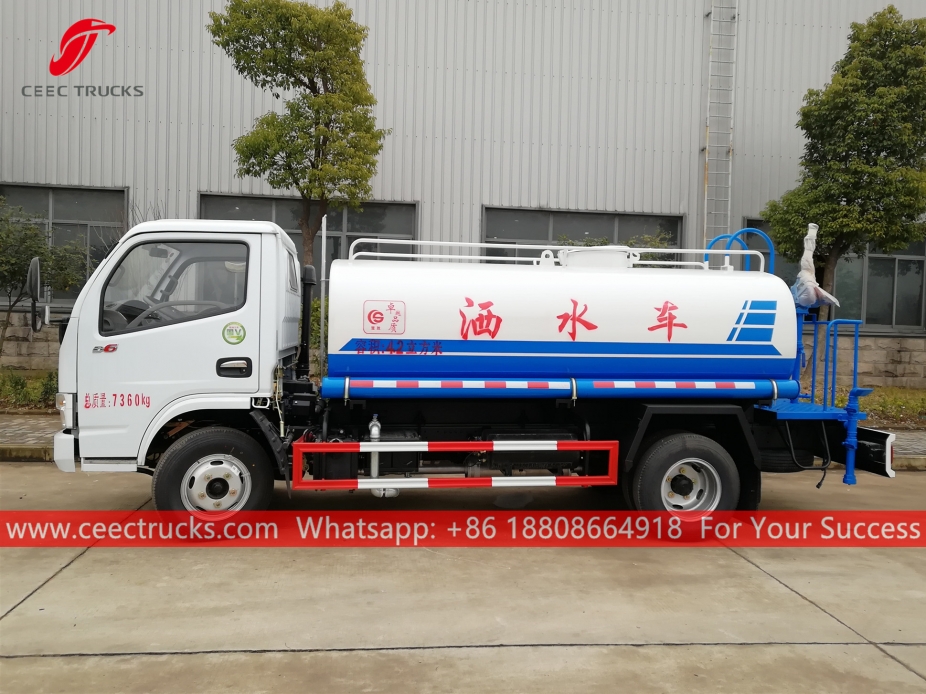 Trak Pengangkutan Air 4 CBM DONGFENG