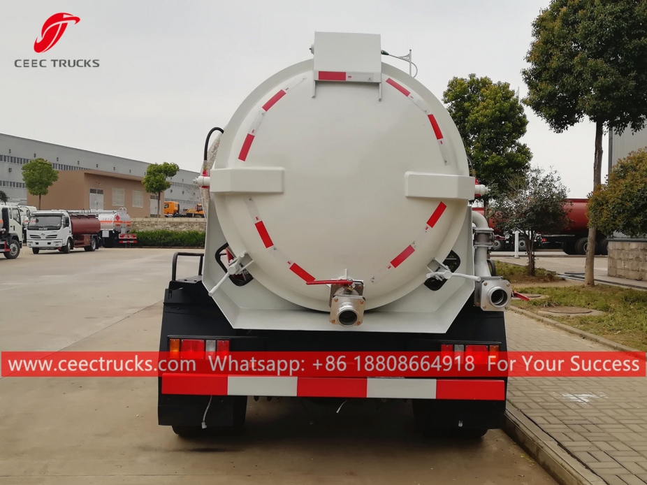 Tangki Sedutan Kumbahan 8,000 Liter Lori DONGFENG