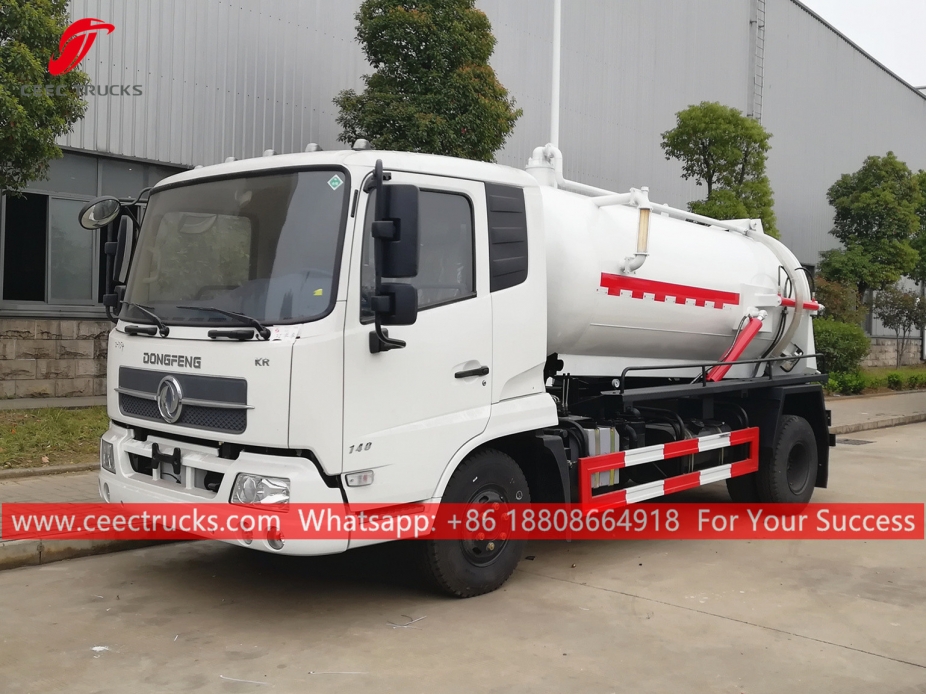Tangki Sedutan Kumbahan 8,000 Liter Lori DONGFENG