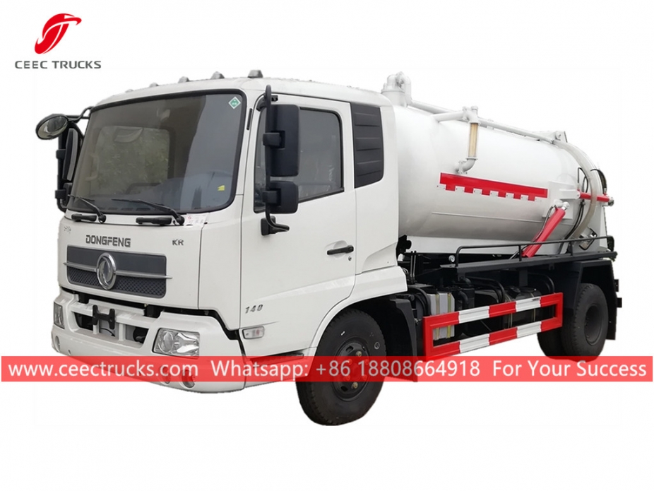 Tangki Sedutan Kumbahan 8,000 Liter Lori DONGFENG