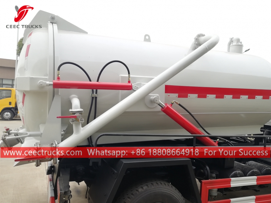 Tangki Sedutan Kumbahan 8,000 Liter Lori DONGFENG