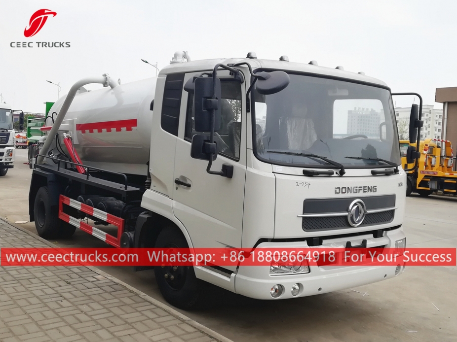 Tangki Sedutan Kumbahan 8,000 Liter Lori DONGFENG