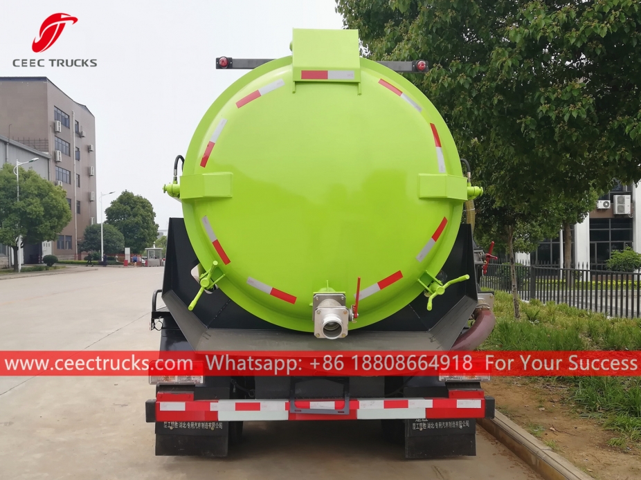 Lori Sedut Kumbahan Vakum 8,000 Liter DONGFENG