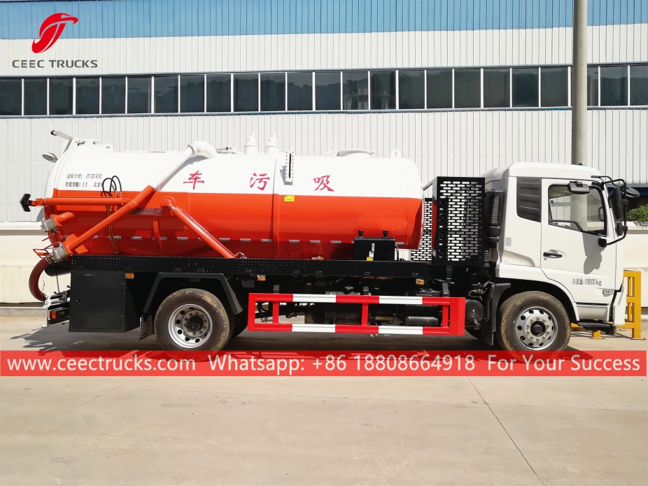 Lori Sedut Kumbahan 11,000 Liter DONGFENG