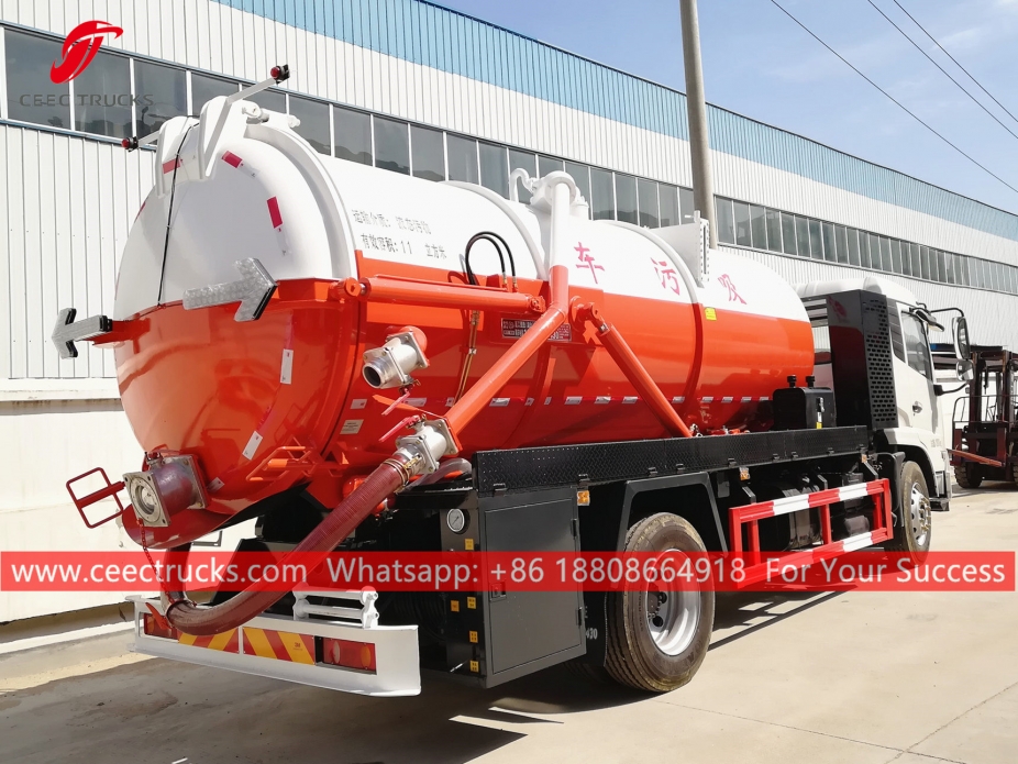 Lori Sedut Kumbahan 11,000 Liter DONGFENG