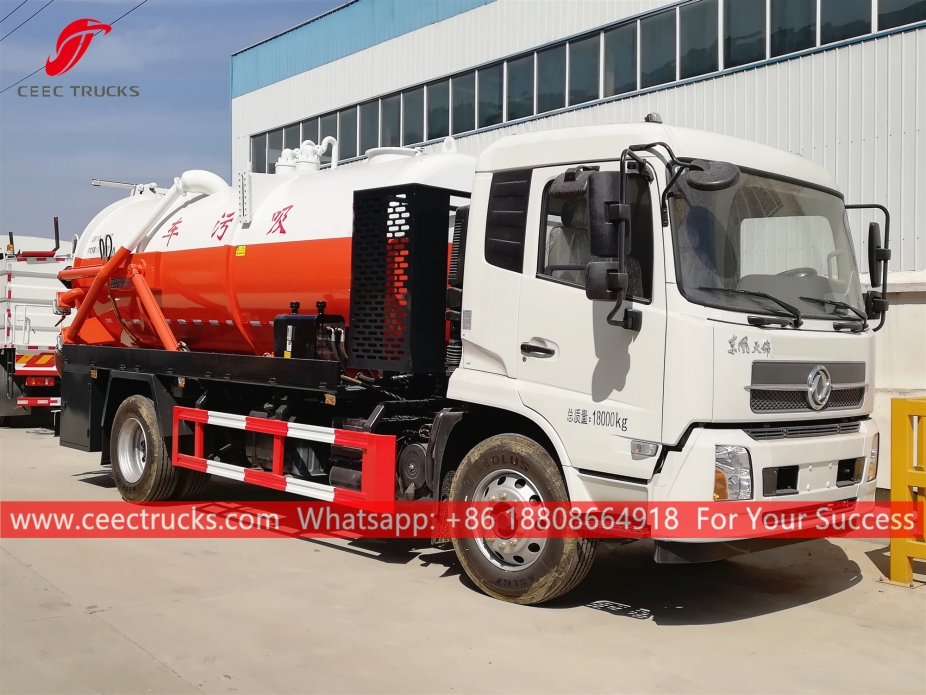 Lori Sedut Kumbahan 11,000 Liter DONGFENG