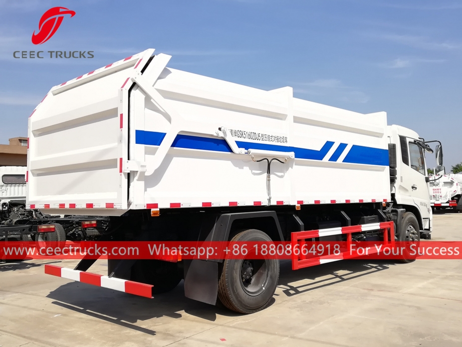 Lori pengumpulan sampah 15CBM Dongfeng