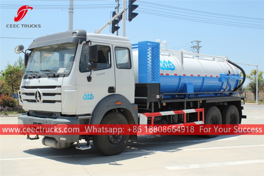 Lori Tangki Sedut Kumbahan 10,000 Liter Beiben