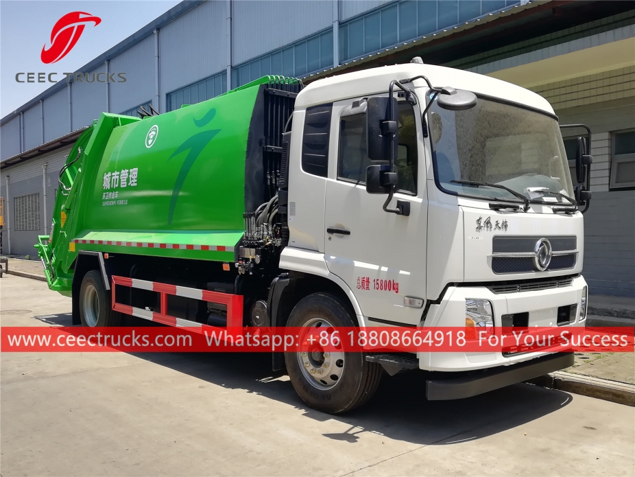 Lori Mampatan Sisa Dongfeng 12CBM
