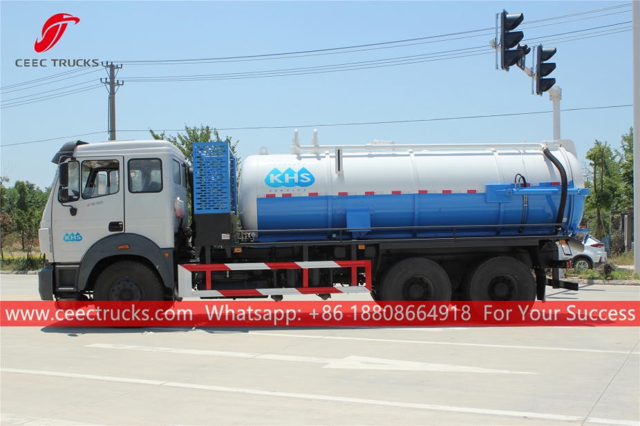 Lori Tangki Sedut Kumbahan 10,000 Liter Beiben