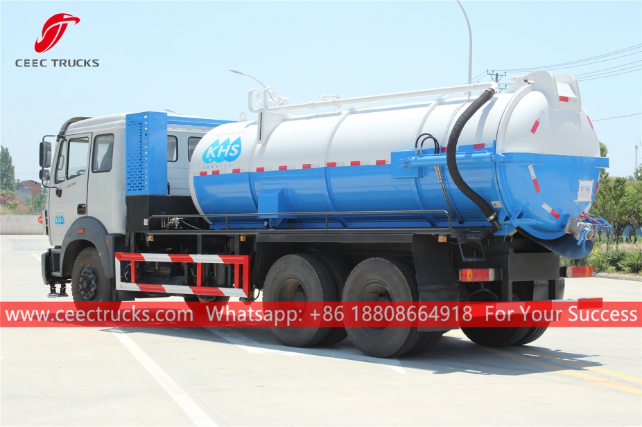 Lori Tangki Sedut Kumbahan 10,000 Liter Beiben