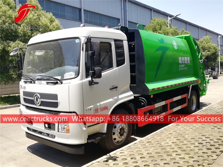 Lori Mampatan Sisa Dongfeng 12CBM