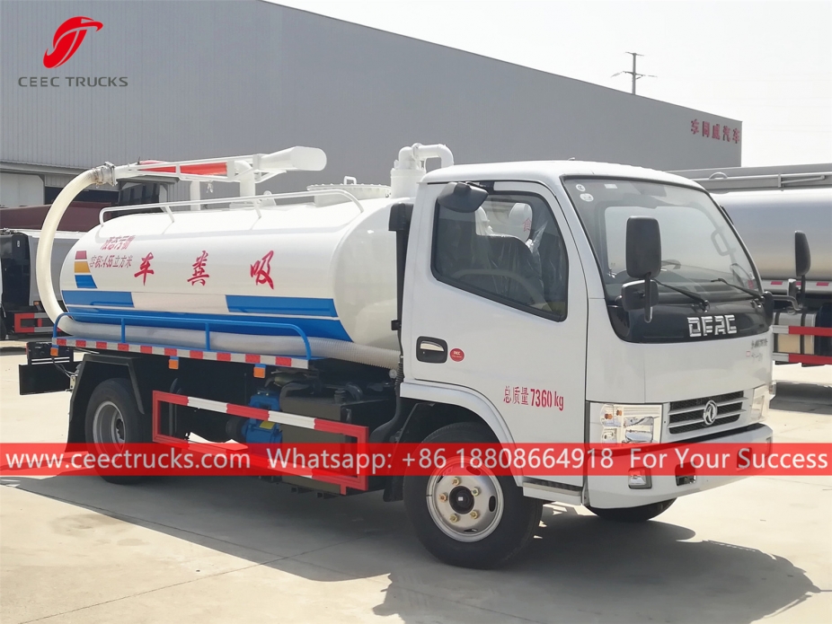 Lori Sedutan Septik 4,500 Liter DongFeng