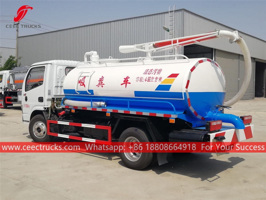 Lori Sedutan Septik 4,500 Liter DongFeng