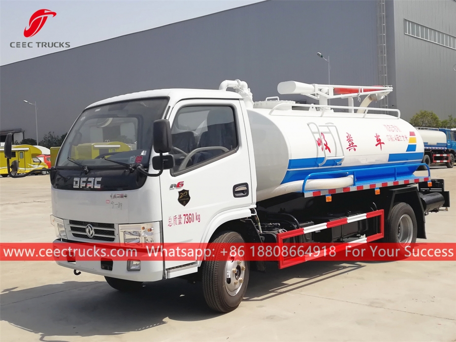 Lori Sedutan Septik 4,500 Liter DongFeng