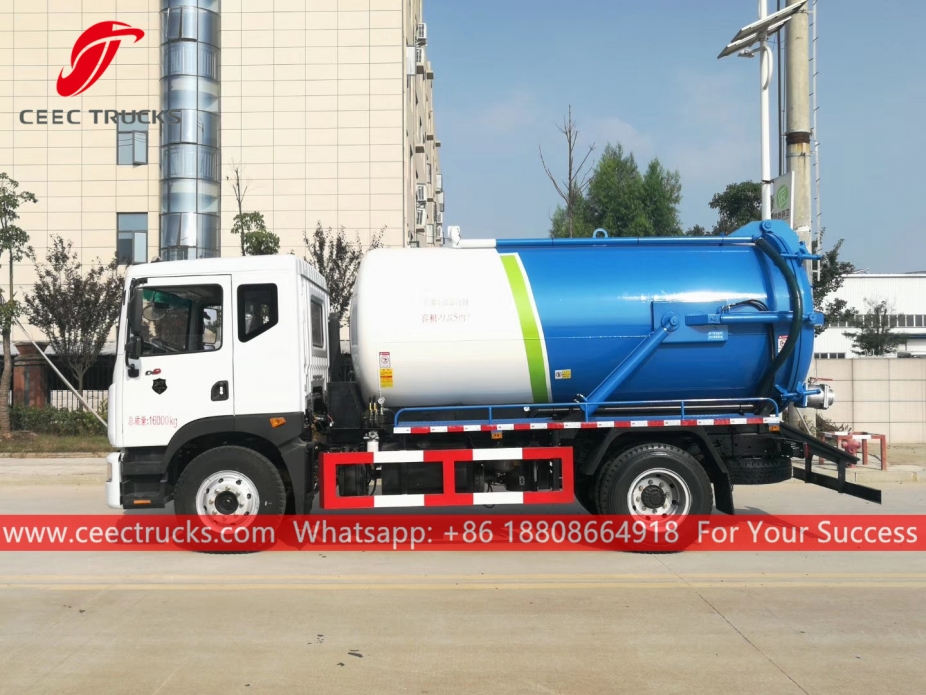 Lori Sedutan Kumbahan 10CBM DONGFENG