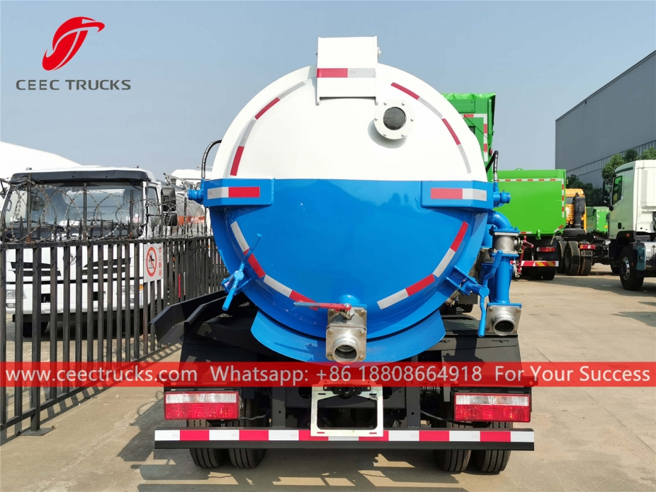 Lori Vakum 4,000 Liter Dongfeng