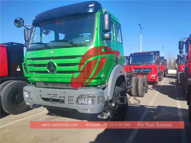 congo beiben 6 wheel drive cargo truck chassis