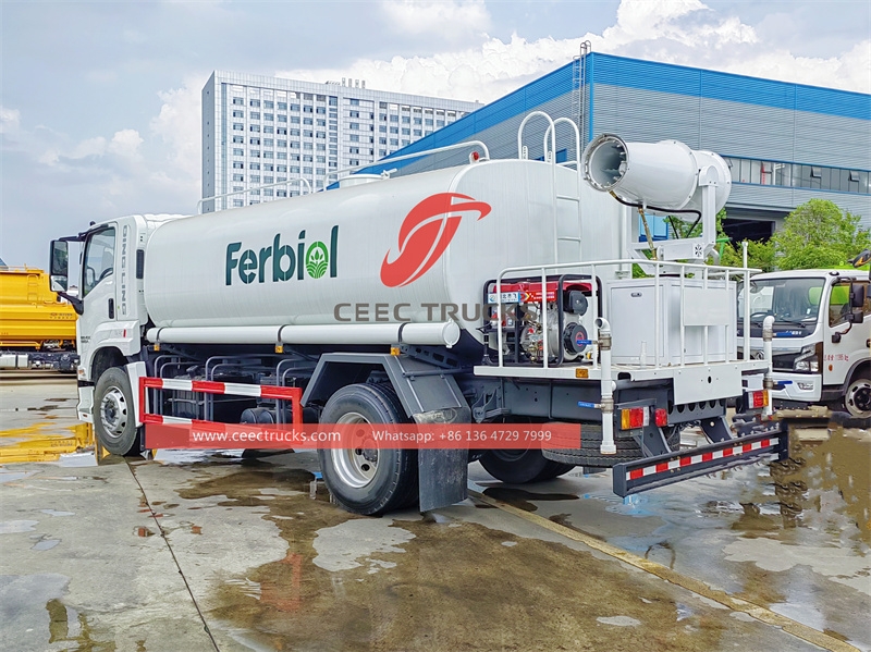 Lori anti-habuk kecekapan tinggi ISUZU GIGA dengan kapasiti besar 16CBM