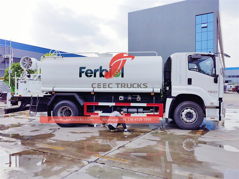 Lori anti-habuk kecekapan tinggi ISUZU GIGA dengan kapasiti besar 16CBM