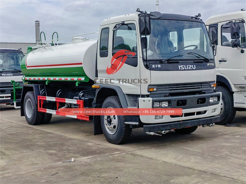 Lori tangki air ISUZU FTR 12,000L ke Vietnam
