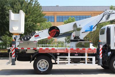 Isuzu NPR 4x4  insulated aerial platform truck